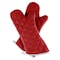 Hastings Home Oven Mitts, Set of 2 Oversized Quilted Mittens, Flame and Heat Resistant By Hastings Home (Burgundy) 553110TWE - alternate 3